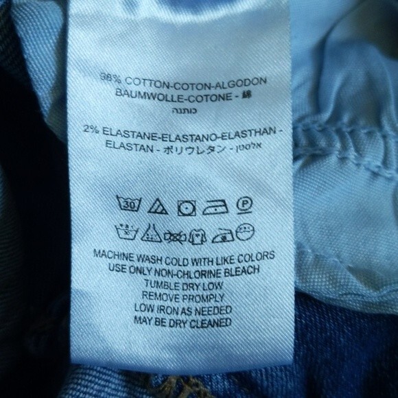 Free People mid rise distressed skinny ankle jeans, frayed hem - 29 - Picture 5 of 6